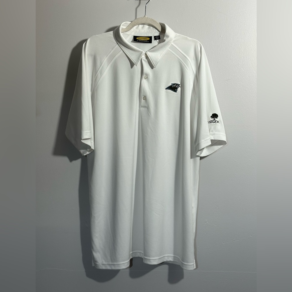 Greg Norman Play Dry Men’s XXL Panthers Skybrook White Golf Polo | SKU 0885